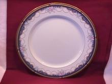 Gorham Fine China (Golden Ribbon Edge) Dinner Plate