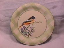 Lenox China (Summer Greetings) Dinner Plate=Baltimore Oriole