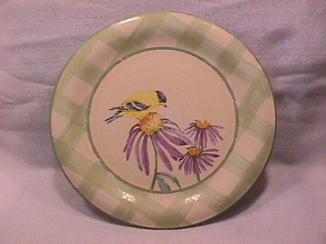 Lenox China (Summer Greetings) Dinner Plate=Goldfinch