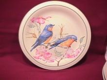Lenox China (Summer Greetings) Salad Plate=Eastern Bluebird