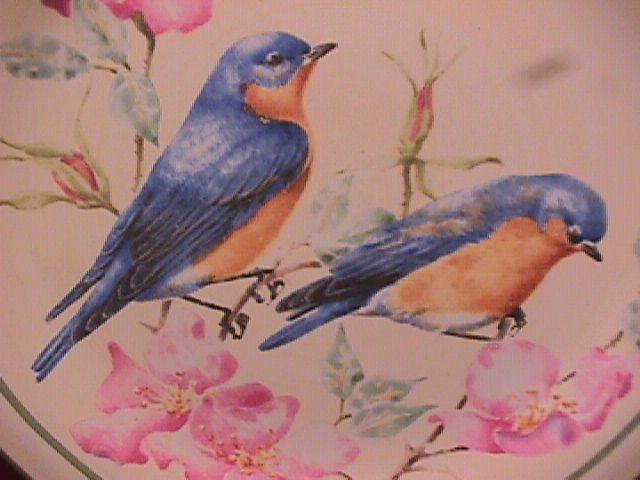 Lenox China (Summer Greetings) Salad Plate=Eastern Bluebird