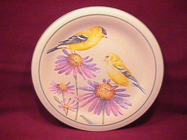 Lenox China (Summer Greetings) Salad Plate=Goldfinch