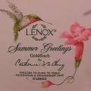 Lenox China (Summer Greetings) Salad Plate=Goldfinch