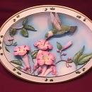 Bradford Exchange (Ruby Throated Hummingbird) Plate