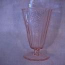 Hocking Glass Co.= Depression (Mayfair AKA Open Rose) Pink Ice Tea
