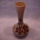 Fancy Bristol Type Caramel Color Blown Glass Vase