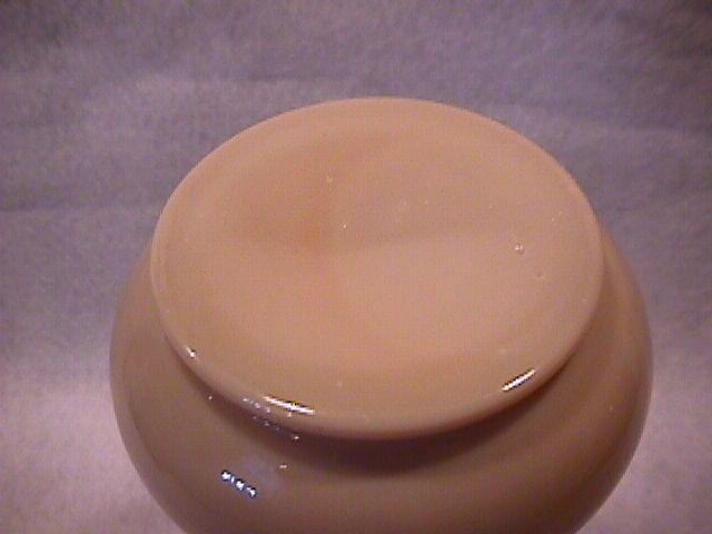 Fancy Bristol Type Caramel Color Blown Glass Vase