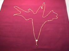 Antique Ladies Gold Filled Slide Chain 50