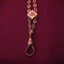 Antique Ladies Gold Filled Slide Chain 50