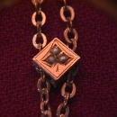 Antique Ladies Gold Filled Slide Chain 50