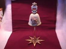 HOMCO Praying Hands Bell & Stand