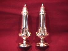 S. P. Co. Silverplate (La France) Salt & Pepper Set
