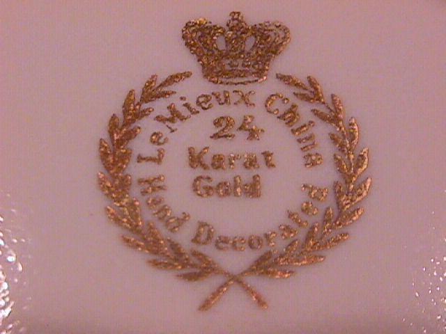 Le Mieux, USA, Fine China Service Plate