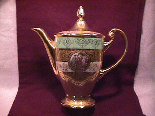 Le Mieux, USA, Fine Ornate China Covered Coffee Pot