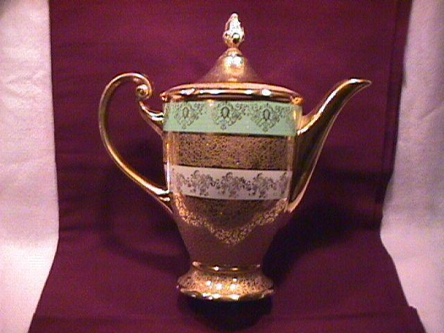 Le Mieux, USA, Fine Ornate China Covered Coffee Pot