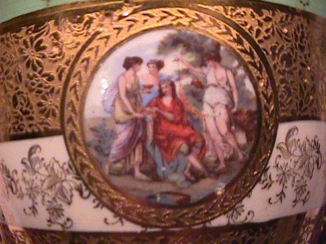 Le Mieux, USA, Fine Ornate China Covered Coffee Pot
