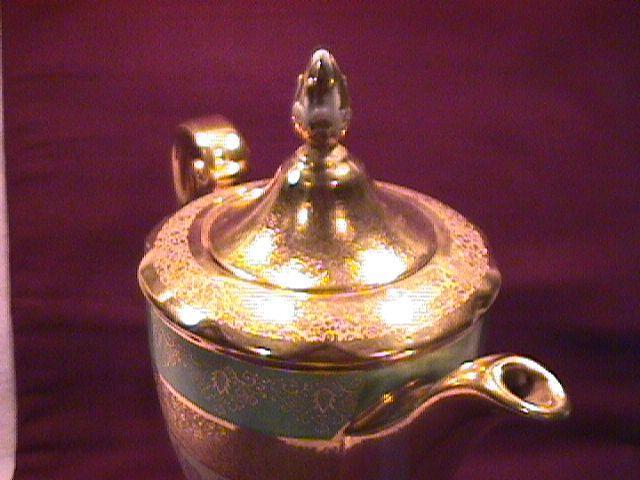 Le Mieux, USA, Fine Ornate China Covered Coffee Pot