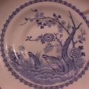 Furnivals China (Quail) Blue Saucer Only