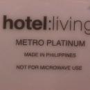 Hotel Living Fine China (Metro Platinum) Dinner Plate