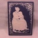 Mettlach/Villeroy & Boch Jasperware Wall Plaque (Liebe, Mother & Child)