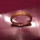 10k Gold Baby Christening Ring