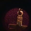 10k Gold Baby Christening Necklace With Cross