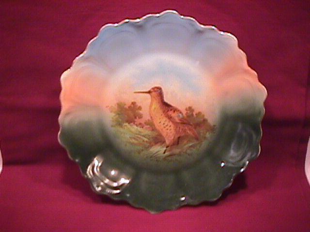 Hand Painted (Woodcock) Display Plate