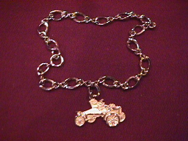 Sterling=Triple A's, 1904 Ford Charm Bracelet