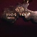Sterling=Triple A's, 1904 Ford Charm Bracelet