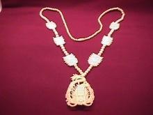 Vintage Ox Bone Hand Carved (Dragon) Necklace