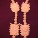 Vintage Ox Bone Hand Carved (Dragon) Necklace