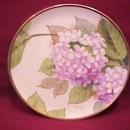 Austrian Hand-Painted (Purple Hydrangias) Display Plate