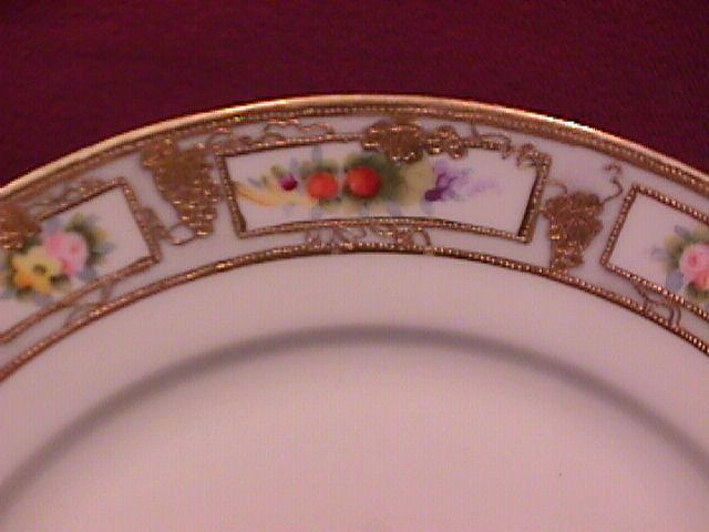 Nippon Hand-Painted RC (Wildflowers) Display Plate