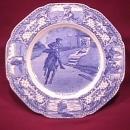Crown Ducal (Colonial Times) Lunch Plate