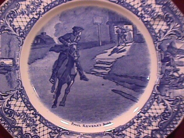 Crown Ducal (Colonial Times) Lunch Plate