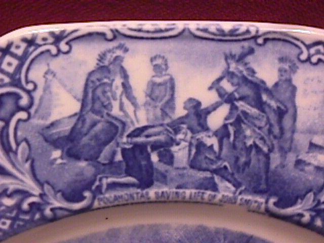 Crown Ducal (Colonial Times) Lunch Plate
