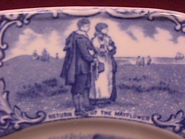 Crown Ducal (Colonial Times) Lunch Plate