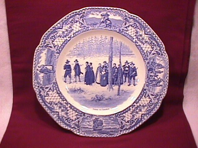 Crown Ducal (Colonial Times) Dinner Plate
