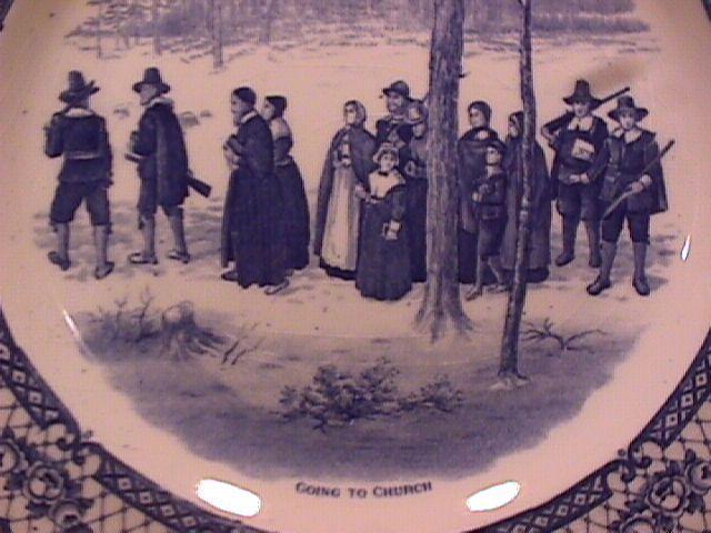 Crown Ducal (Colonial Times) Dinner Plate