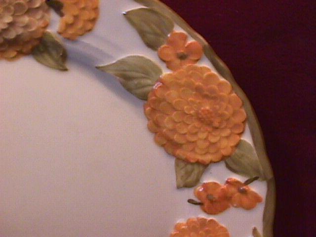 Metlox Poppytrail (Sculptured Zinnia) Cup & Saucer
