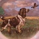 Woods Ivory Ware Fine China (Retriever) Dog Art Plate