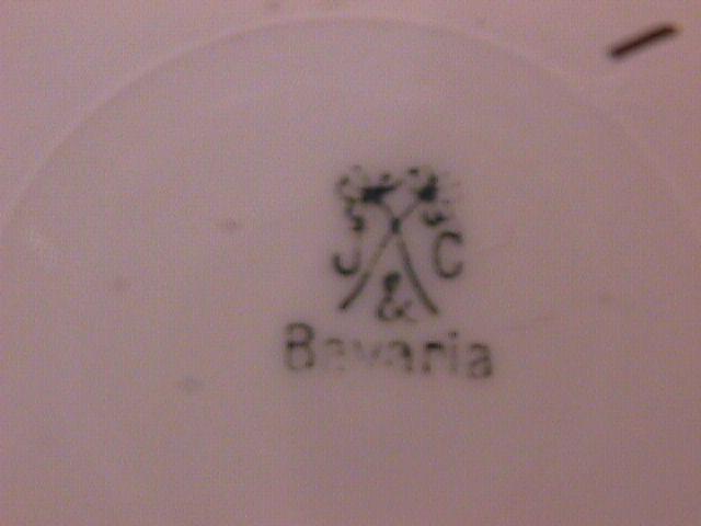 J & C Bavaria Porcelain (Rose) Bon Bon