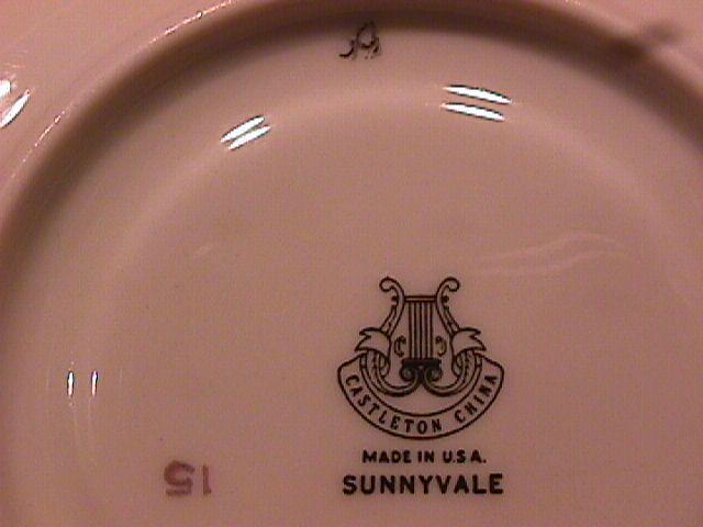 Castleton China (Sunnyvale) Demi-Cup & Saucer