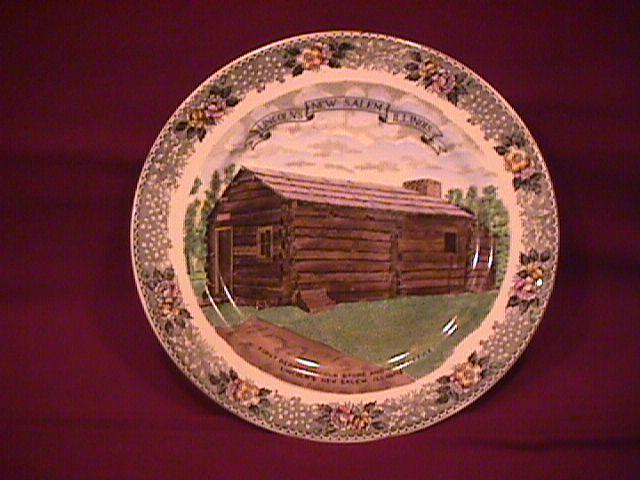 Adams (Lincoln New Salem Commemorative) Plate