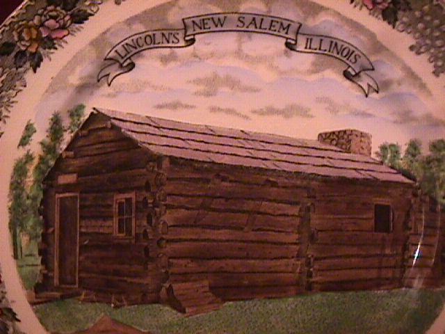 Adams (Lincoln New Salem Commemorative) Plate