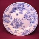 Queens China (Chelsea Toile) Blue Dinner Plate