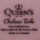 Queens China (Chelsea Toile) Blue Dinner Plate