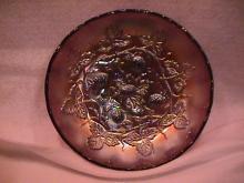Millersburg Carnival Glass (Blackberry Wreath) Bowl=Amethyst