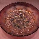 Millersburg Carnival Glass (Blackberry Wreath) Bowl=Amethyst