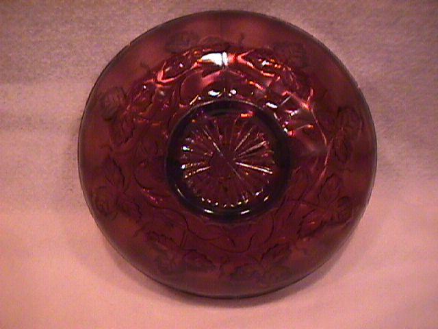 Millersburg Carnival Glass (Blackberry Wreath) Bowl=Amethyst